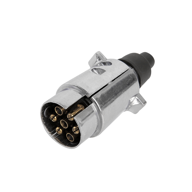 7ピン大型丸形プラグ アルミスタイル JH015-A